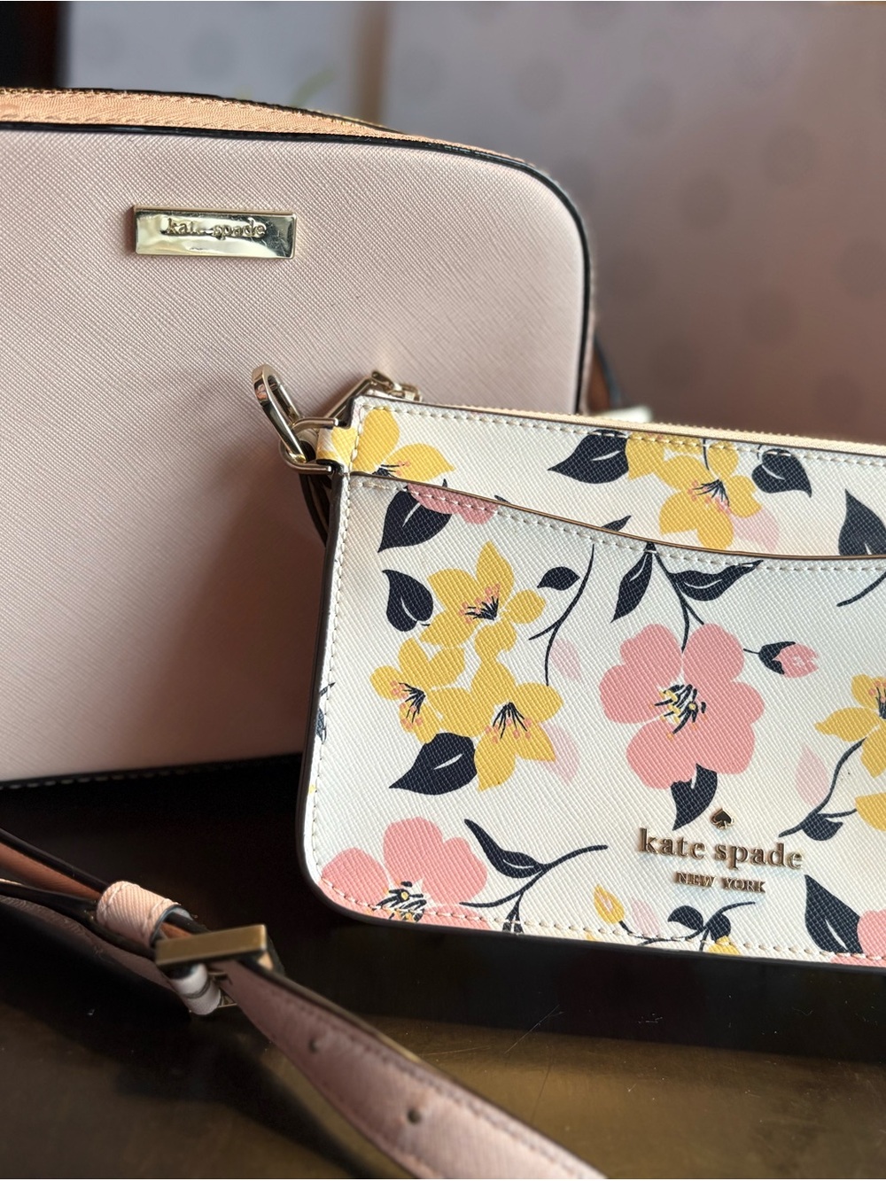 kate spade Floral Crossbody Bag and wristlet